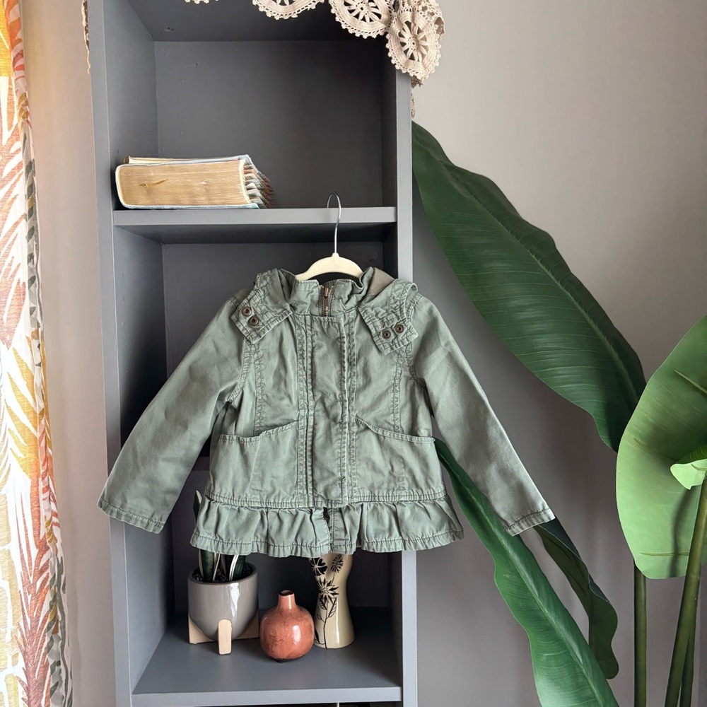 old navy ruffle utility jacket for toddler